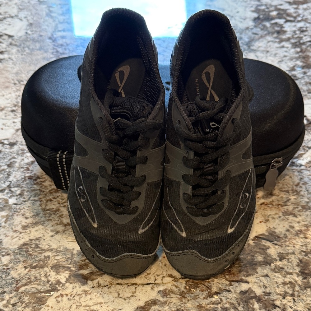 NFINITY Black Kids Sneakers